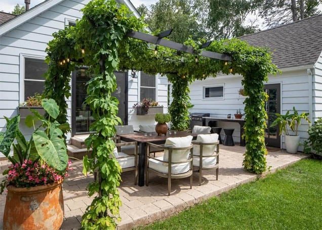 backyard patio ideas with pergola
