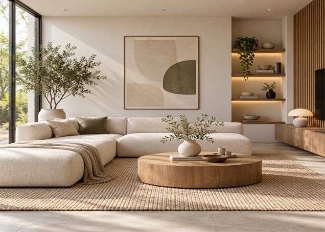 Minimalist interior design style living room
Title: