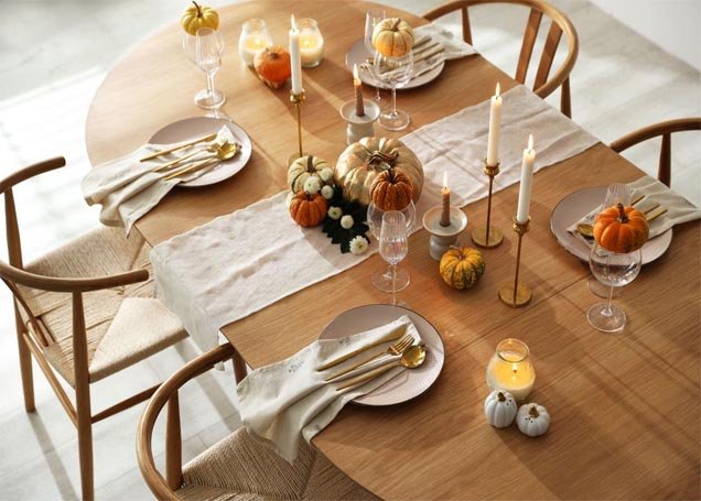 thanksgiving table decor